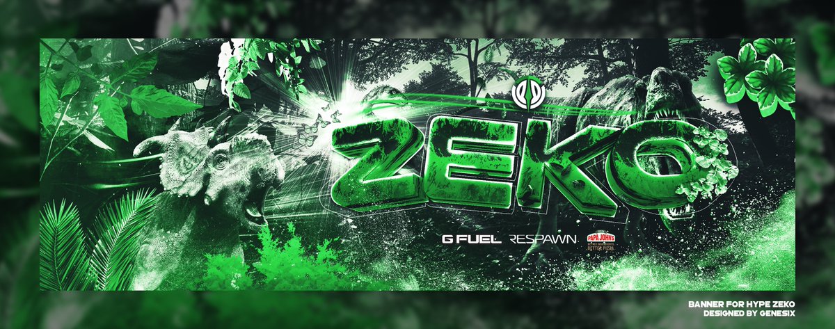 6enesix's tweet image. Banner for @Zekosaur 
All Support/Retweets/Likes is Appreciated!!!
#HypeGenesix