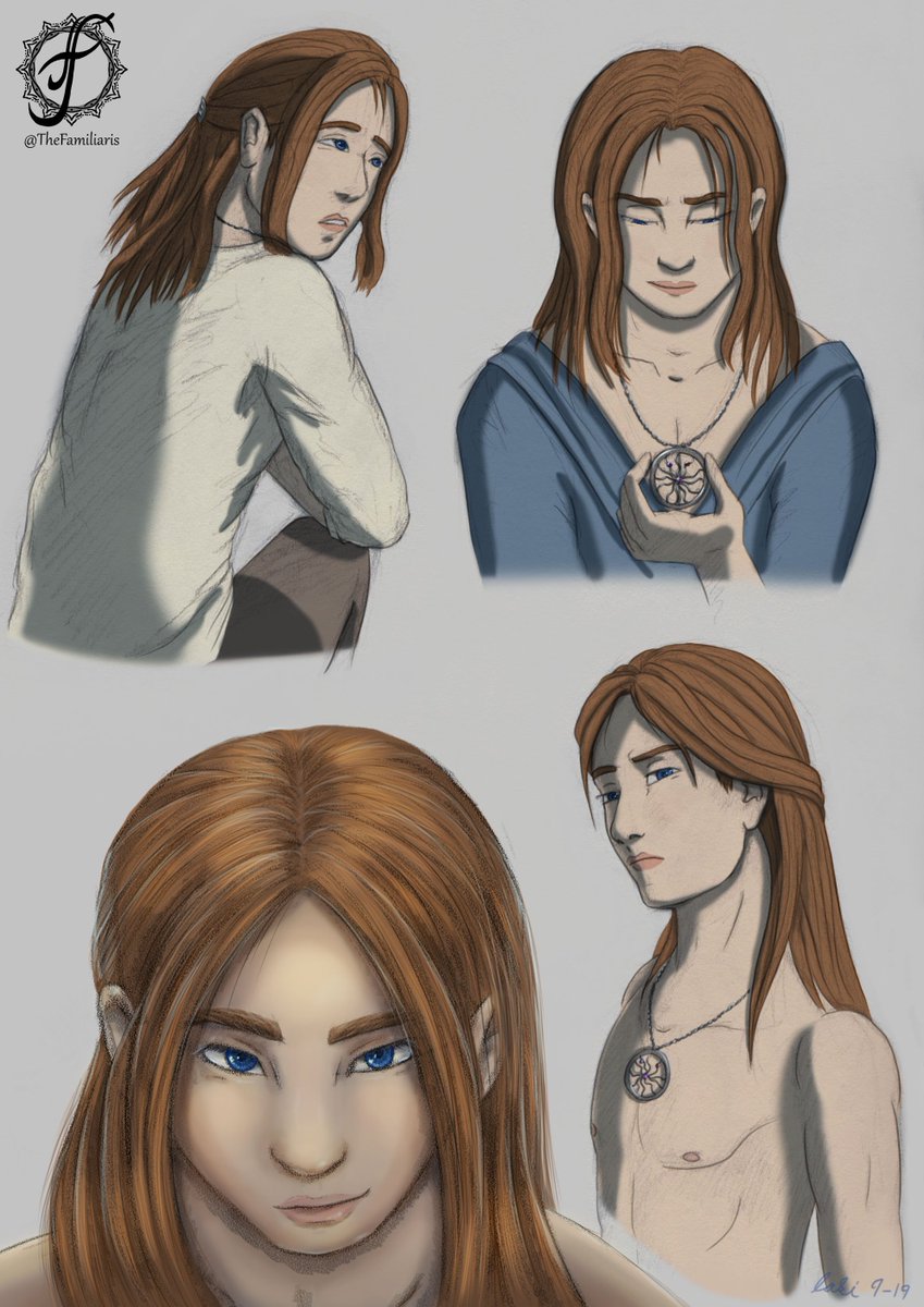 TheFamiliaris's tweet photo. A small collection of our resident Hypnosis Sorcerer, Iylen Benilese, drawn by @MysticLovesMuse. I gotta say I absolutely love how his eyes came out!
#DigitalArt #Illustration #Fantasy #Familiaris https://t.co/EaozbaGFGi