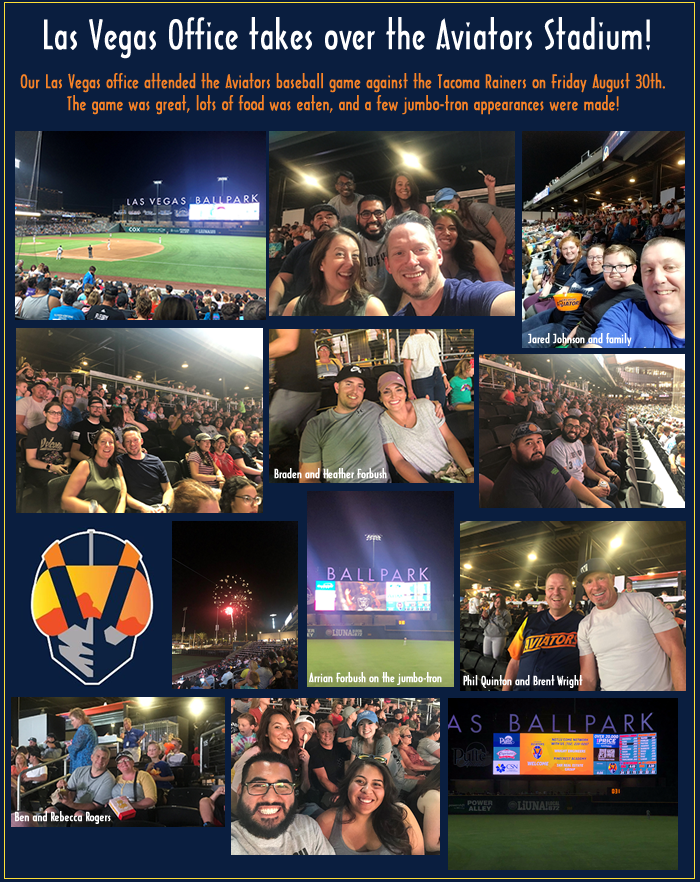 WrightEngineers's tweet photo. The Las Vegas office took over a section at the Aviators stadium this past Friday night and had an amazing time. Such a fun night full of food, fireworks, and good company! #teamwright #whereswright https://t.co/LaeWrErVlr