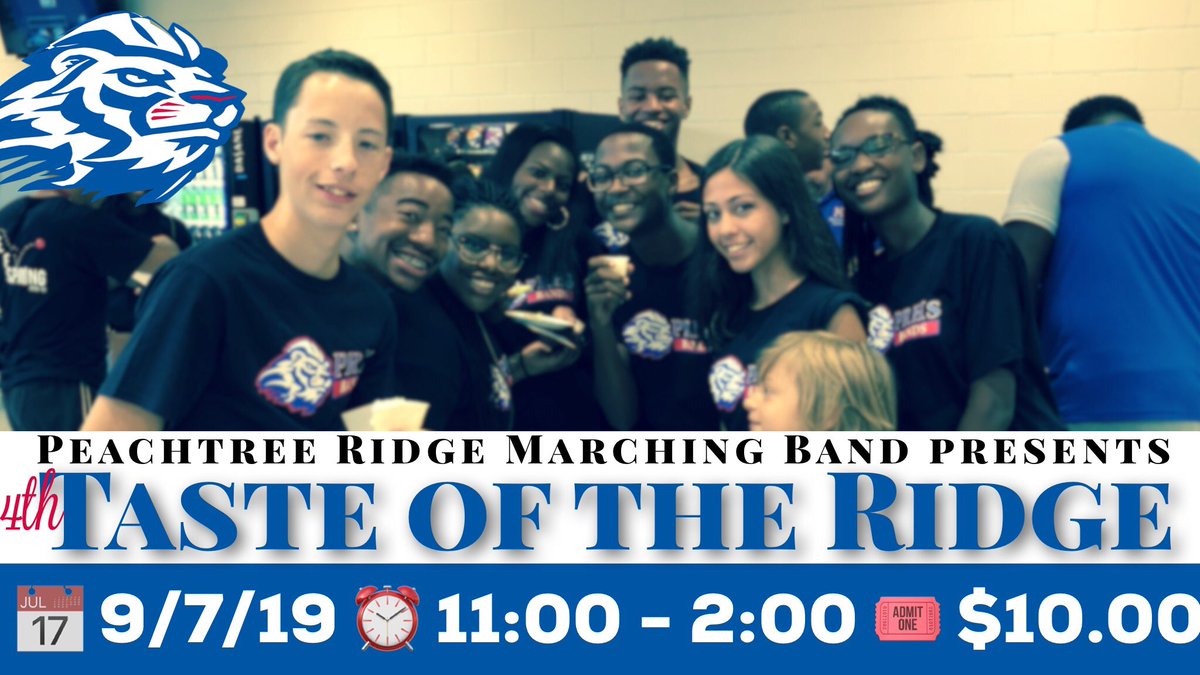 PRHSBand's tweet image. Join the community @PeachtreeRidge_  on Saturday 11am-2pm!!