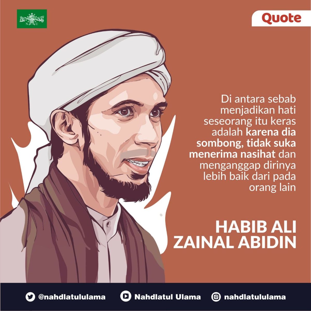 [QUOTE] "Di antara sebab yang menjadikan hati seseorang keras adalah karena dia sombong, tidak suka menrima nasehat dan menganggap dirinya lebih baik dari orang lain”

Habib Ali Zainal Abidin