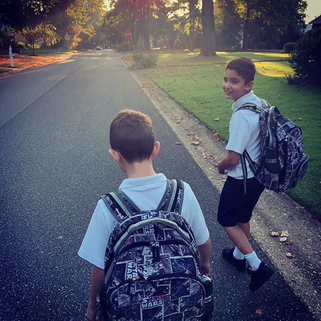 bmccal's tweet photo. Here we go... #backtoschool ❤️☺️ https://t.co/HGorNbiJVx https://t.co/xf0NN9Ext6