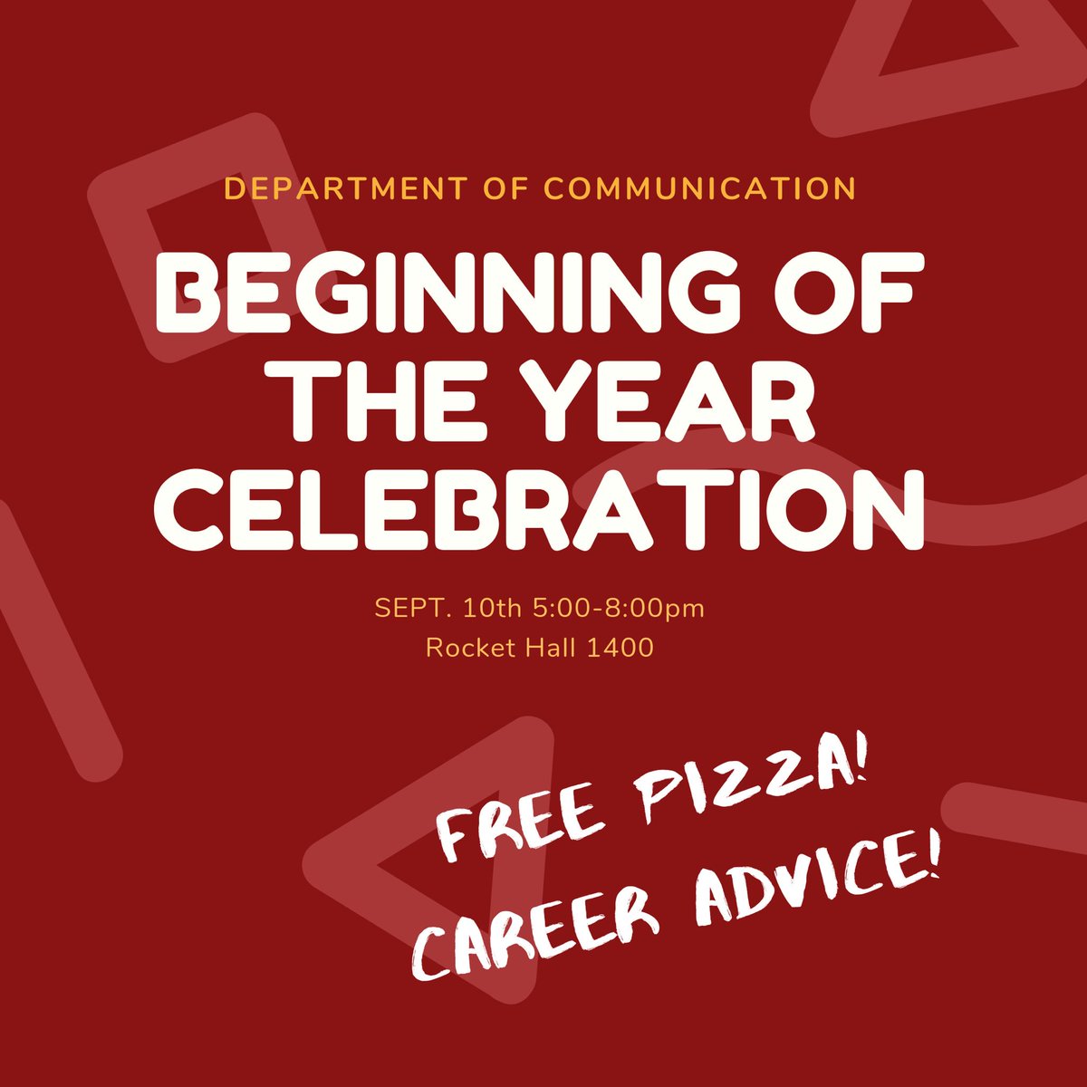 Reminder if the student mixer coming up!