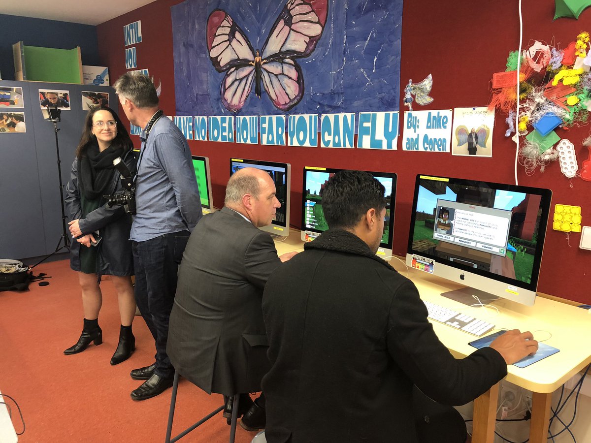 @NewlandsInt is! @WhetuPaitai came and launched #ngamotu  to ministers #GregOConnor and #BrettHudson for @TeWikioTeReo #maorilangugeweek #TeReo