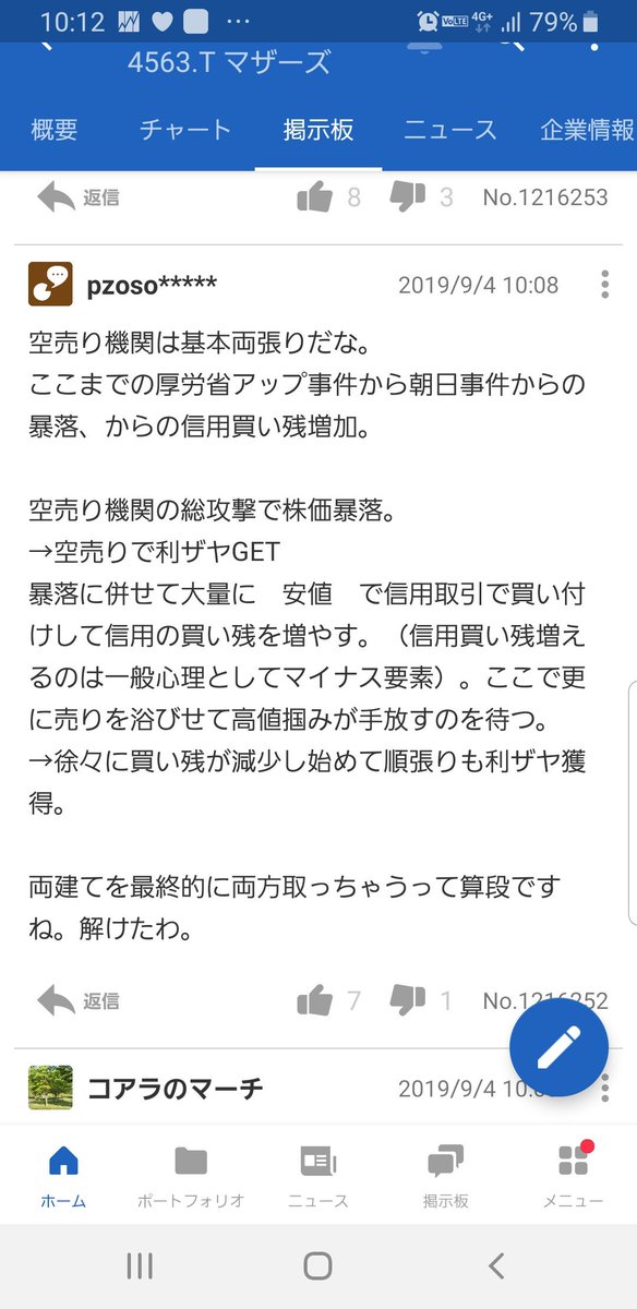 株価 アンジェス 掲示板