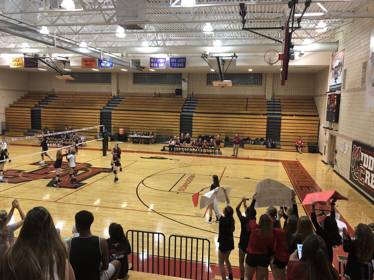 MCCreekCrazies's tweet photo. HUGE 🏐 WIN!!!
3-1 to take down the Hawks
#HawkNo #RollStangs https://t.co/Qh5YeN5Eqp