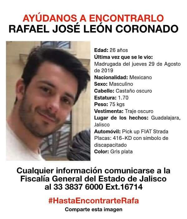 fannyguzmanR's tweet photo. Ayudanos a compartir y que vuelva Rafa con bien con sus seres queridos,  no pararemos #HastaEncontrarteRafa 

Utilicen el hashtag #HastaEncontrarteRafa 🙏🙏🙏

@LAURAGII 
@rogergzz 
@jesseavenue 
@solamentejoy 
@jesseyjoy 
@Jorge_Anzaldo 
@EugenioDerbez 
@haashoficial https://t.co/s4jERp7urX