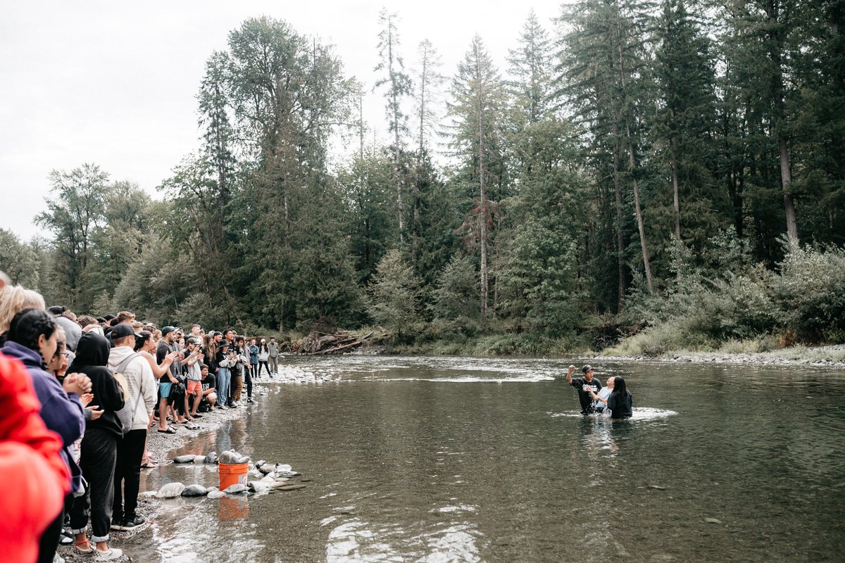 BAPTISMS— the old is gone, and the new has come. We are so proud of the students in our Middle School &amp; High School camp that took this step of faith. The best days are ahead! #NEVERTHESAME 🙏🏿💯