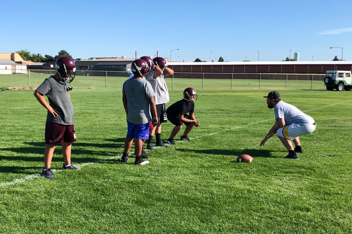 WahlukeJH's tweet photo. FALL SPORTS ARE UNDERWAY! 🏈 Checking out our #WahlukeJH Gridiron Warriors! #BackToSchool19 #GoWarriors https://t.co/TWYP016C8P