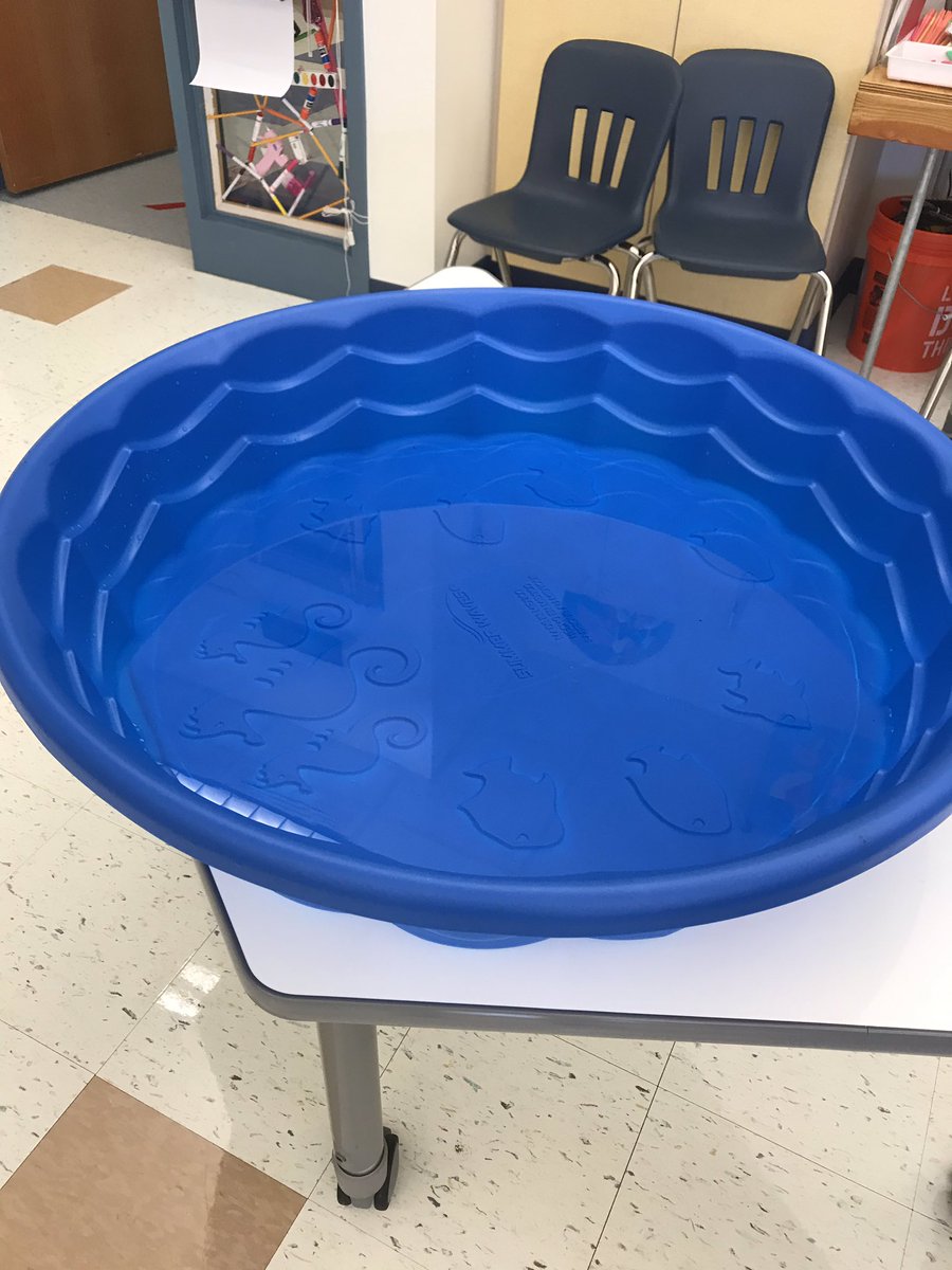 FrewsCrews's tweet photo. Some days you just need a wading pool at school #dotsandsticks #rafts #sinkandfloat #experiment @Avonworthschool @carlyandadam https://t.co/qLlGJTDID8