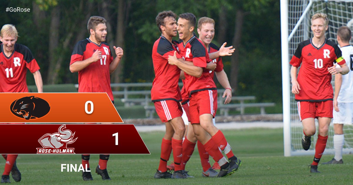 rhitsports's tweet image. MSC: Rose-Hulman picks up their second straight win of the season defeating Greenville with a final score of 1-0 to improve to 2-0 on the season.  They will travel to take on Albion College on Saturday, 9/7 at 11:00 AM. #GoRose