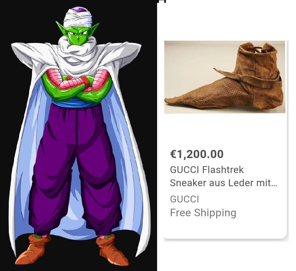 inkbypnut's tweet image. Whole time been roast piccolo for his kicks and then bitches is GUCCI’s!!!!!🤯🤯🤯🤯🤯