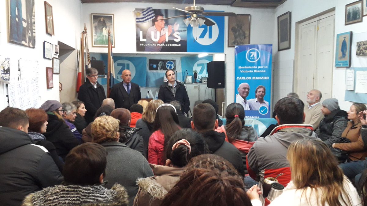Excelente charla dr Álvaro garcé,pueblo Victoria la teja lista 71