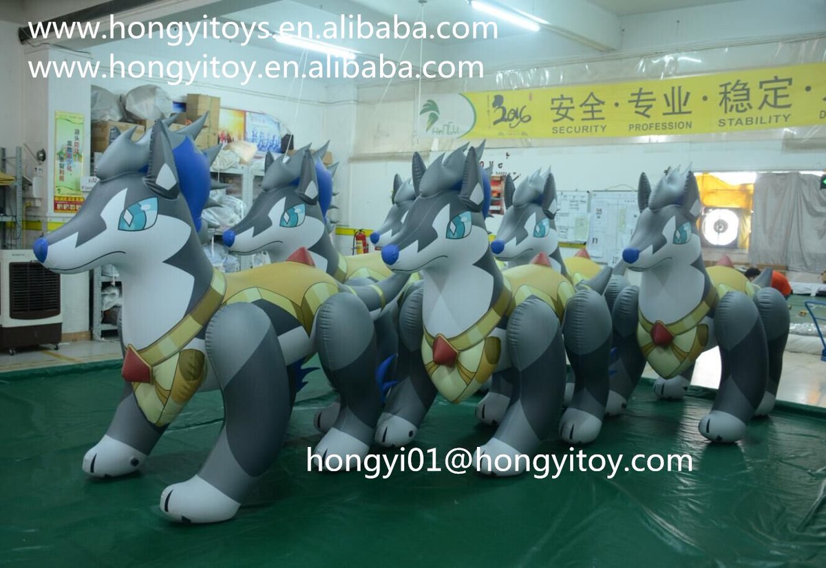 _Charlie_Cho's tweet photo. #inflatable #dragon #wolf #husky #inflatablecartoon #inflatabletoy
New design!!!Very hot selling inflatable wolf, do you like it? Welcome to inquiry, email via hongyi01@hongyitoy.com https://t.co/bgECoFu8wh