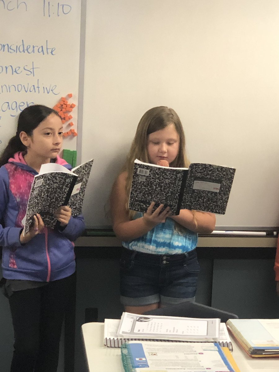 deanna_farias's tweet photo. Ss sharing their writing. โMs. Farias! I challenged myself and included more details!โ So cute! #Team2 #StepUpToWriting #VVUSD https://t.co/gP1brZdxGx