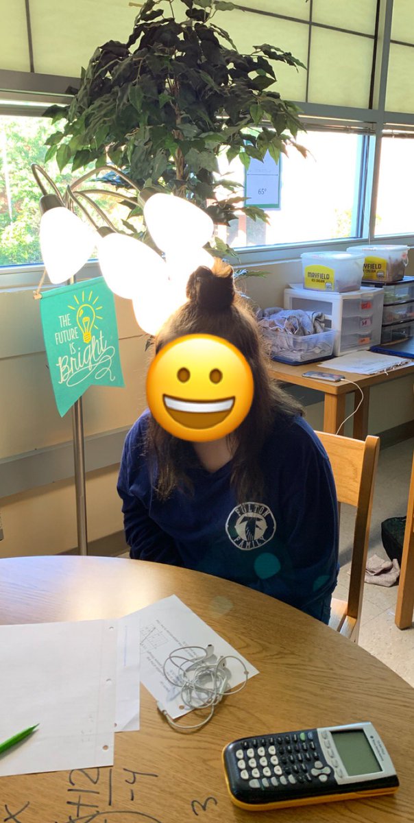 MrsNatour's tweet photo. Sometimes when students are cold you have to get resourceful ☺️ #itdidnthelp #shedidsmilethough #thefutureisbright https://t.co/OHgzFz2d8R
