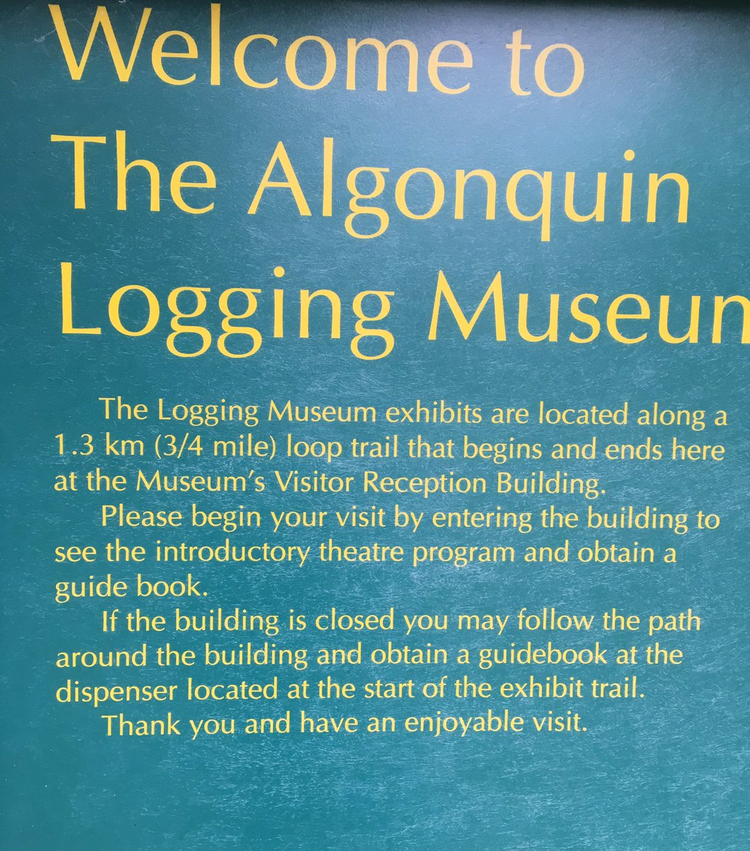 WendyGrahamED's tweet photo. The Algonquin Logging Museum offers visitors a beautiful hike and a detailed history of logging in the park over a span of 150 years. It was a harsh and dangerous life for the men and horses. #AlgonquinLoggingMuseum @Algonquin_PP #loggingmuseum #logginghistory https://t.co/PYc5YLG0ch
