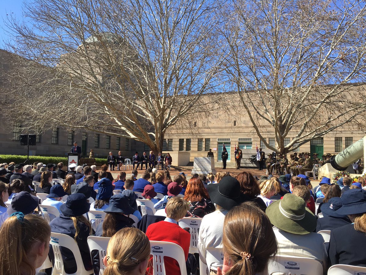 Harrison School students along with students from other ACT schools proudly representing their generation at the Battle for Australia Commemorative Ceremony - great to be part of this significant event <a href="/ACTEducation/">ACT Public Schools</a> <a href="/ActPrincipals/">ACT Principals Association</a>