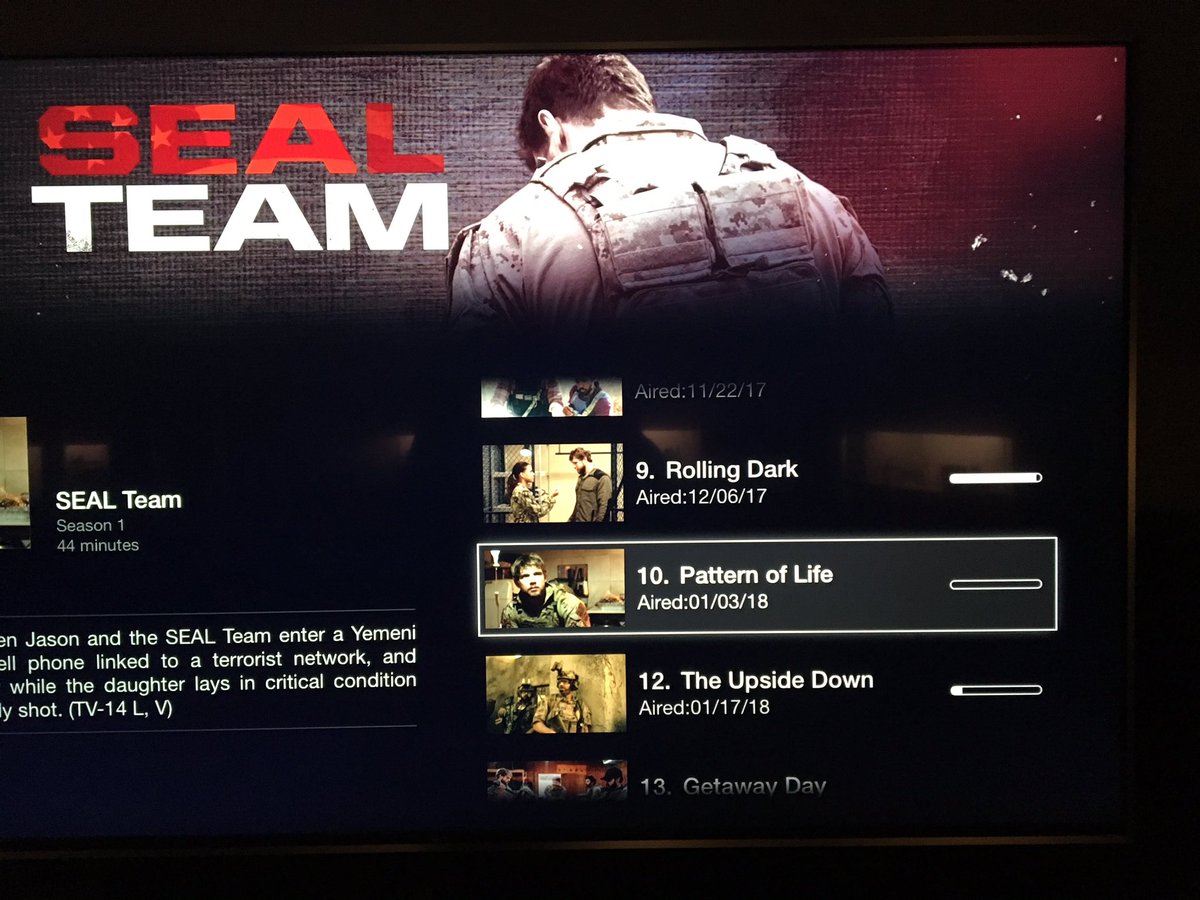 josh_kaiser's tweet photo. @CBS , what’s up with our ‘ALL Access’ missing episode 11 of @SEALTeamCBS season 1? Any chance this can be fixed? https://t.co/0kMAFhM9gD