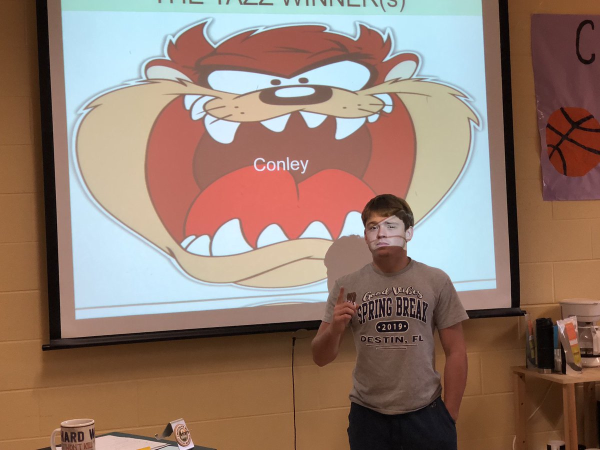 Coach Cantrell (@coachcantrell5) on Twitter photo First and Second block Week 1 Tazz Prediction winners, Parker Cook and A-Aron Conley! Go Burg! #BeatTheTazz <a href="/SmokeNeer/">kevin neer</a> <a href="/McBurgEntTech/">McBurg Entertainment Technology</a> <a href="/McBurg_HS/">〽️echanicsburg HS</a> First and Second block Week 1 Tazz Prediction winners, Parker Cook and A-Aron Conley! Go Burg! #BeatTheTazz <a href="/SmokeNeer/">kevin neer</a> <a href="/McBurgEntTech/">McBurg Entertainment Technology</a> <a href="/McBurg_HS/">〽️echanicsburg HS</a>
