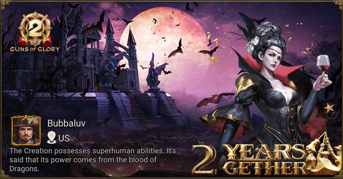 LowdermilkEric's tweet photo. [Hot Event] Celebrate 2nd Anniversary with Guns of Glory! https://t.co/TItc4qr3eV https://t.co/pbztFDKorN