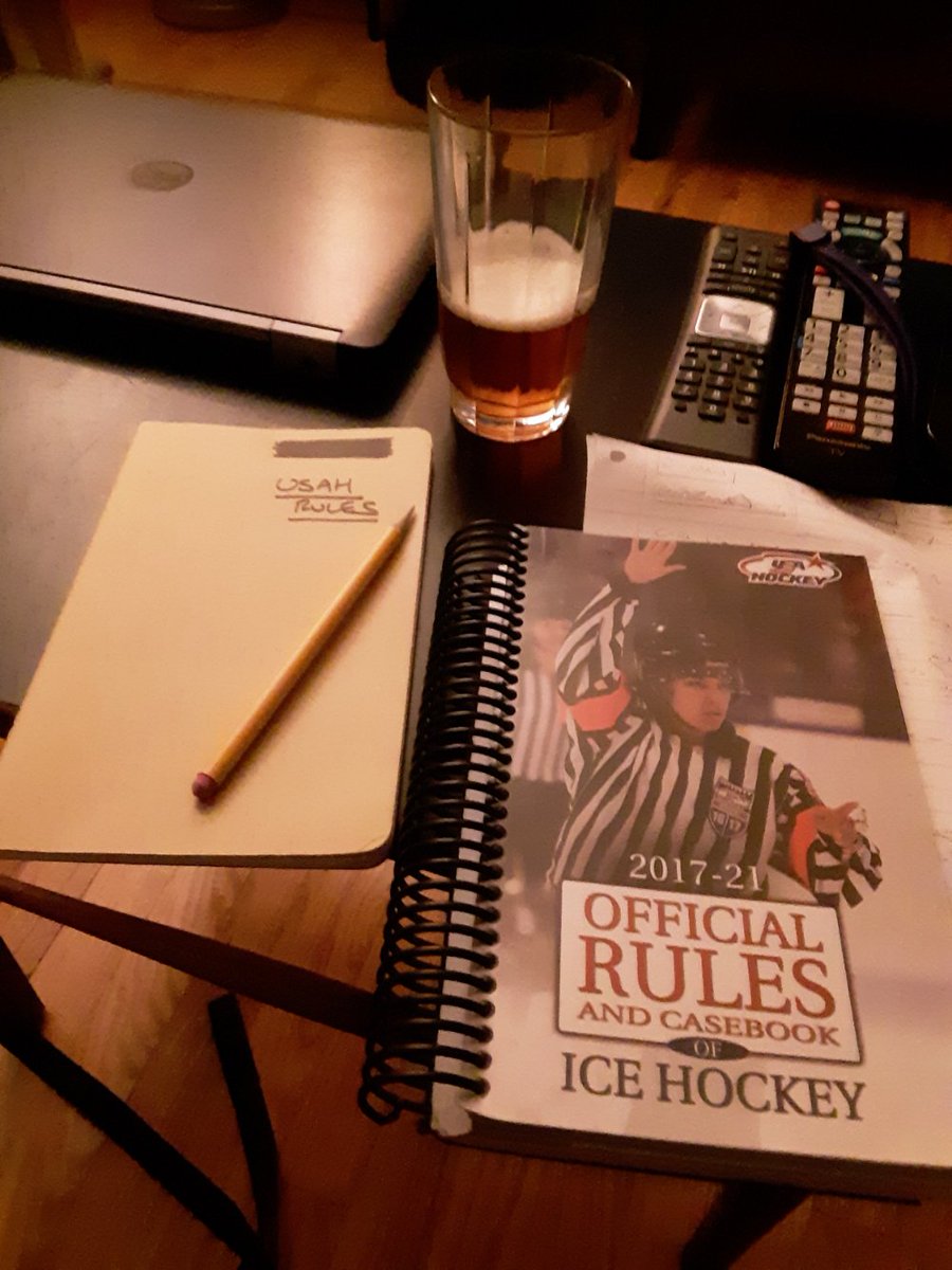 72 hours til my first games as a linesman under <a href="/usahockey/">USA Hockey</a> rules - a pre-season high school tournament in Chicago's western suburbs. Time to crack open a beer &amp; revisit the nuts and bolts...