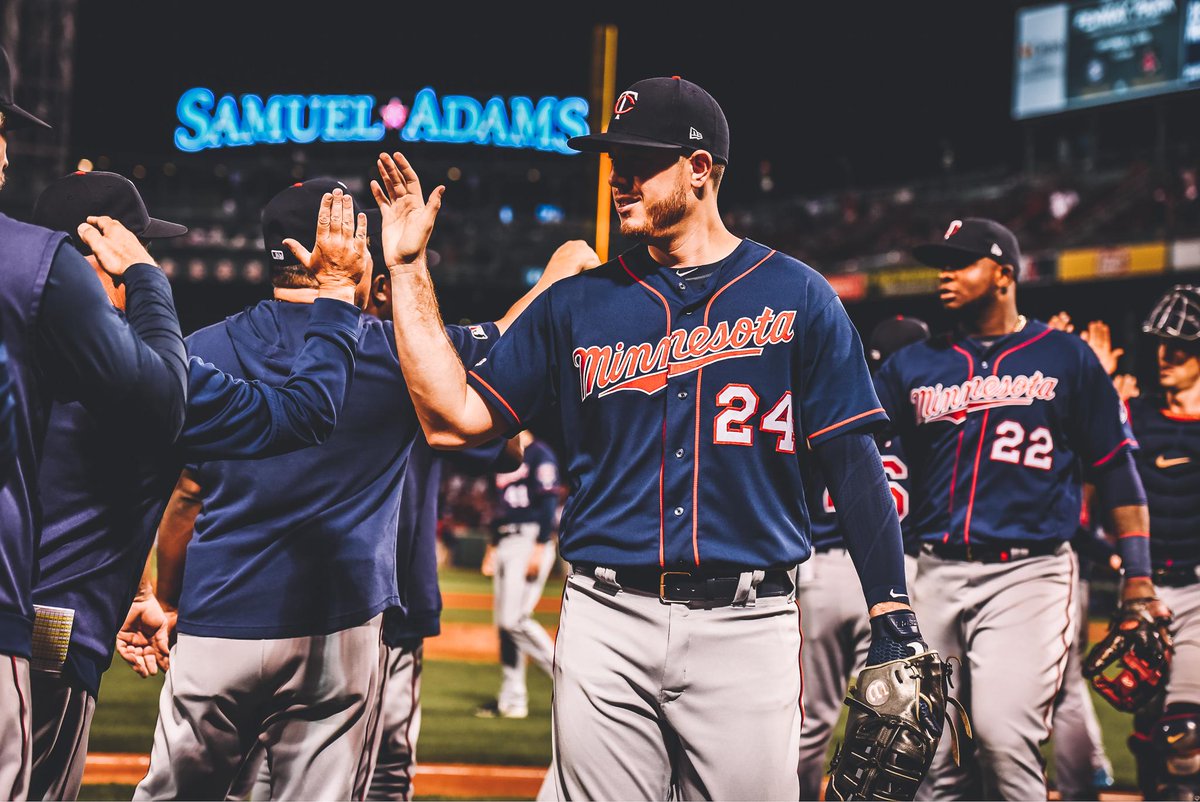 Twins's tweet photo. That’s 11 of 12 on the road. 

🙌🙌🙌

#TwinsWin | #MNTwins https://t.co/b6HAZPXGP4