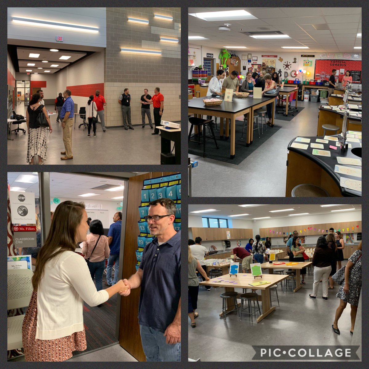 AshleeGraham84's tweet photo. Open House 2019 was a smashing success! So fun meeting and greeting families + getting to know some staff members better too! Love my job and my #CHS9Family ♥️ https://t.co/bYhoOFVeJp