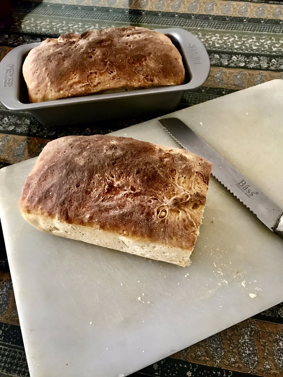 namchu's tweet photo. Looks scary. Tastes much better. My first time. #BreakingBread
#FirstLoaf @jamieoliver recipe https://t.co/K6kTwuMSMd