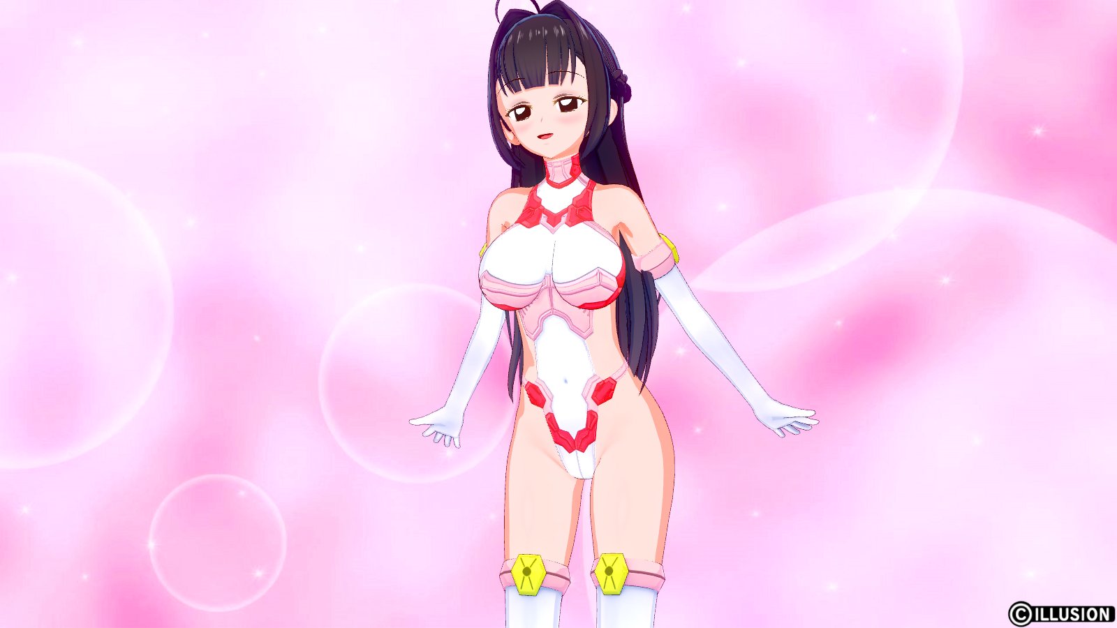 葵 春江 على تويتر 変身中はこんな感じ ルミナエナジーのせいではるかは変身の快感に浸るのだ コイカツ 試作 変身シーン