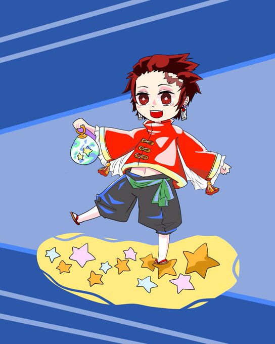 きしさんがTwitterに投稿した竈門炭治郎(鬼滅の刃)のイラスト。