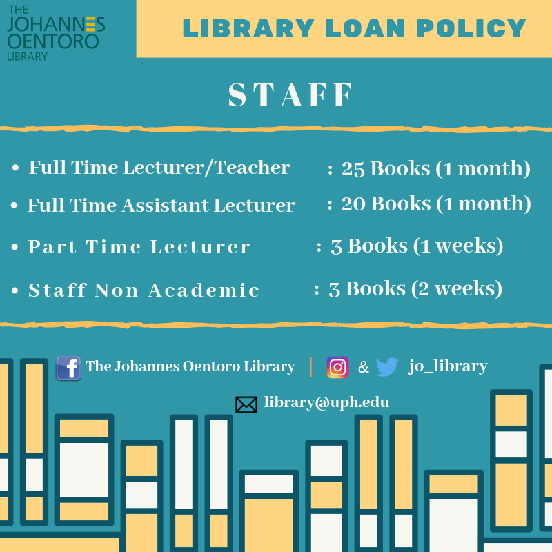 jo_library's tweet image. Hi.... check our library loan policy #TheJohannesOentoroLibrary