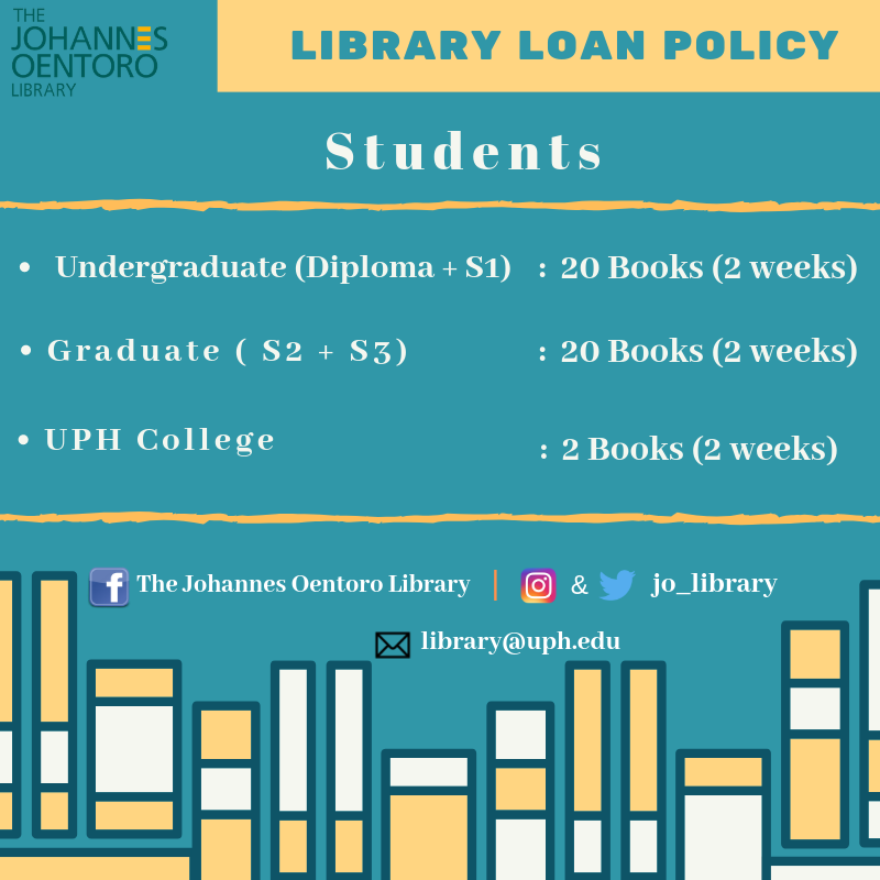 jo_library's tweet image. Hi.... check our library loan policy #TheJohannesOentoroLibrary