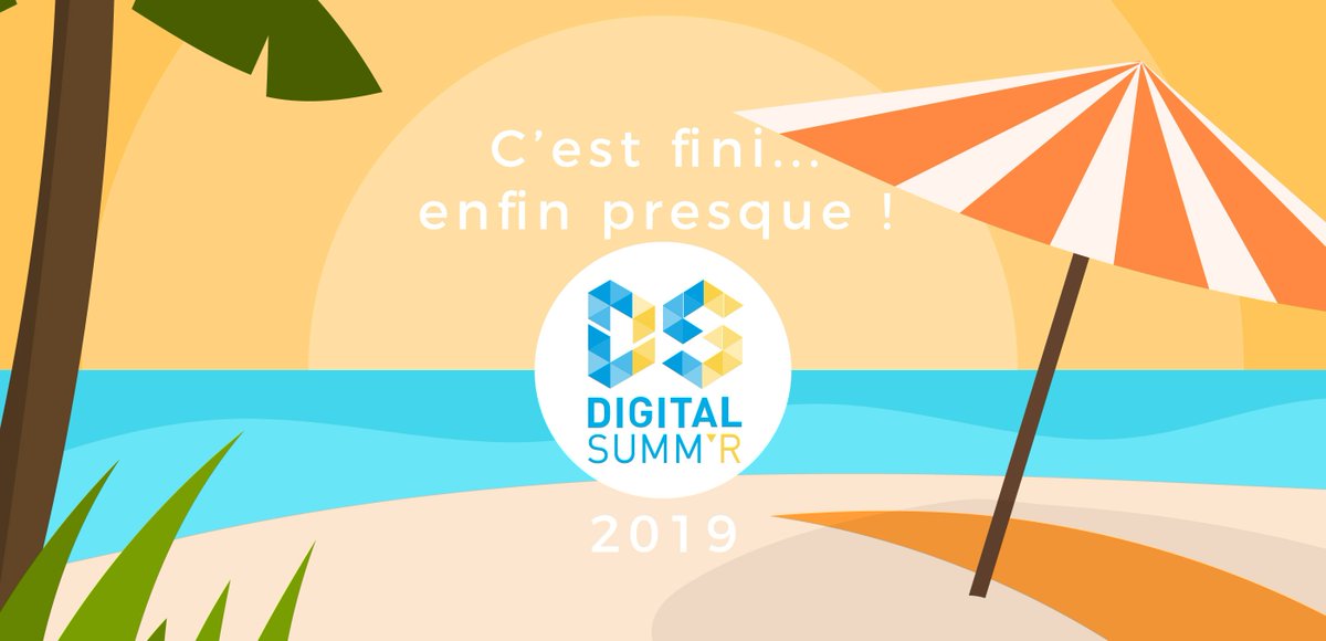 DigitalSummR's tweet photo. 📣 #DigitalSummR c'est fini... enfin presque !
Êtes-vous prêts à nous accorder 2 petites minutes de votre temps pour récolter votre avis sur cette édition et nous améliorer pour l'année prochaine ?
Alors, c'est par ici 👇
https://t.co/jSv9vDE81I https://t.co/ODgn7CnGqt