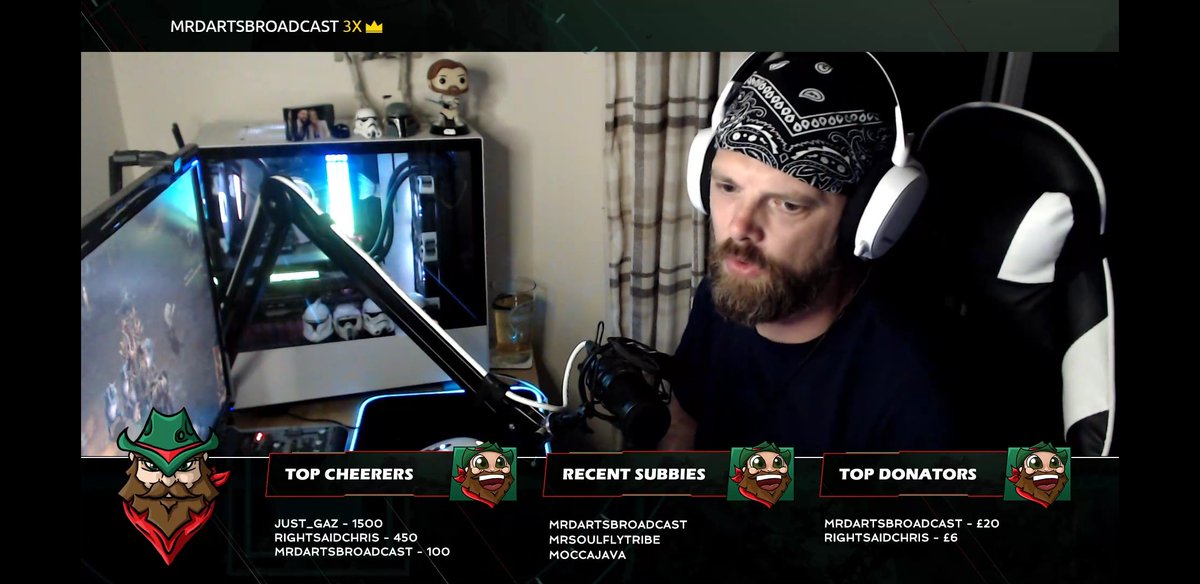 8ounty_Gaming's tweet photo. A huge thanks to everyone that popped by the late night stream last night. Thank you for the follows, the company and to ouchie0kids and @SpenyGC for the subs #subtember #masterofthehunt #streaming https://t.co/JlDzWtwyll