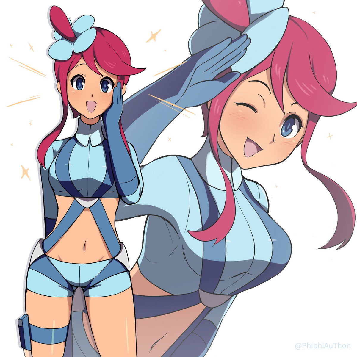 Phiphi@phiphoton の イ ラ ス ト 326/516)"Skyla #PokemonMasters.