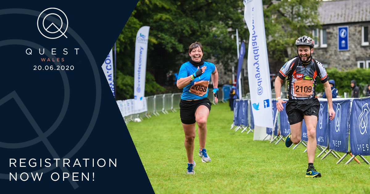 REGISTRATION IS NOW OPEN!
Save with our launch special, available until the 20th of September only!
questadventureseries.com/race/quest-wal…

Route - Expert 50km, Sport 38km &amp; Challenge 23km
RUN | CYCLE | KAYAK