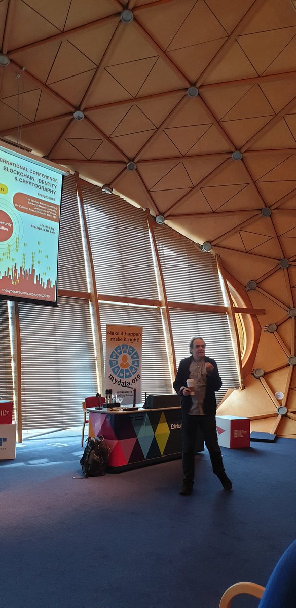 TheBonnieBraCo's tweet photo. #Crypto2019 #secrev with @billatnapier I am working with @womenscoin today in my role as Scottish Ambassador to attend
2nd International Conference on Blockchain, Identity and Cryptography https://t.co/t7a8BTngRm