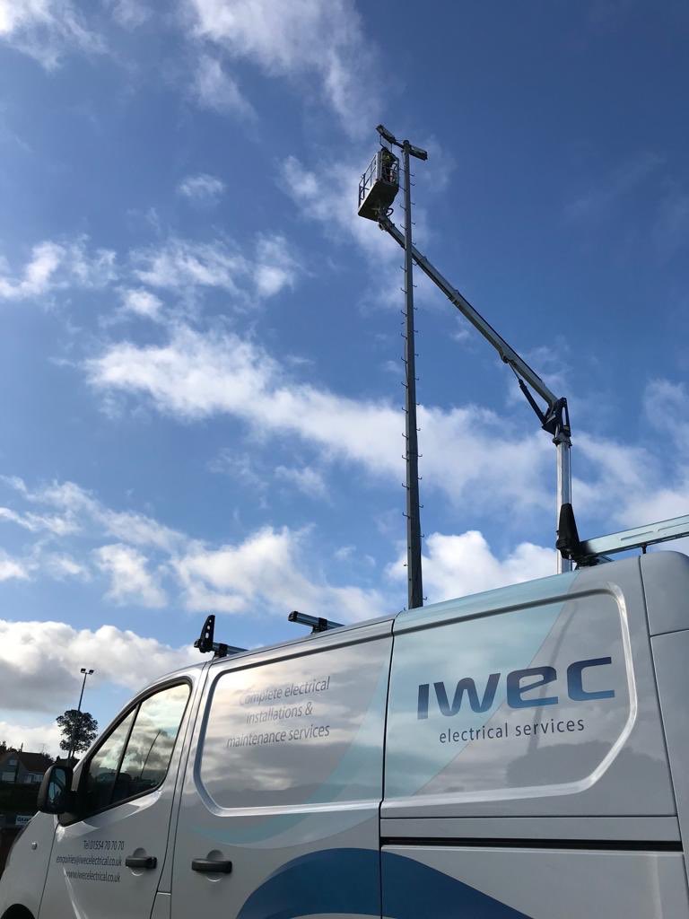 rfc_kidwelly's tweet photo. From all at Kidwelly RFC we would like to extend a massive thank you to @IWECltd and Lloyd &amp; Gravell LTD for fixing our floodlights, ready for the beginning of the season.

This is what grassroots rugby is all about, local businesses helping local rugby clubs.. 1/2 https://t.co/y628WSfzKZ