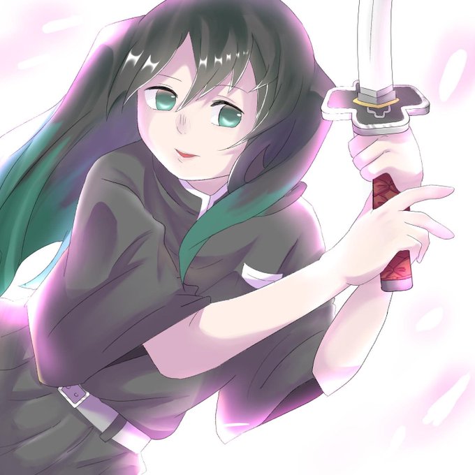 蜜柑（遅筆）さんがTwitterに投稿した時透無一郎(鬼滅の刃)のイラスト。
