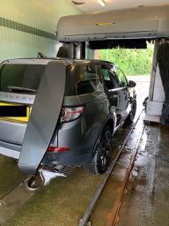 jezk's tweet photo. It's now 3 weeks since #Morrisons carwash did this to my car. No contact from HQ despite loads of messages left. CS respond and keep asking for same info - case number which HQ not given. @morrisons Get this sorted. https://t.co/sl1sZ8arUo