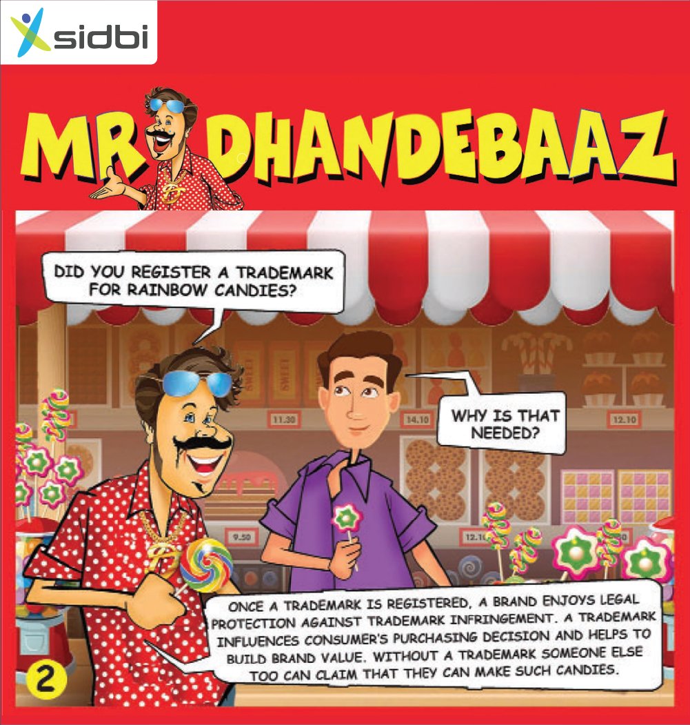 sidbiofficial's tweet photo. Today in our #Swavalamban series, @dhandebaaz educates a confectionary maker about the importance of registering a #trademark for his unique product. To know more about the various ways of improving your business, please give a #MissedCall @ 022 39560596. https://t.co/MNhjBnBekW