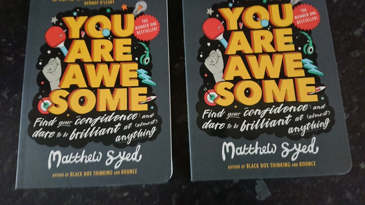 Found the perfect back to school present for our boys: #youareawesome by <a href="/matthewsyed/">Matthew Syed</a>