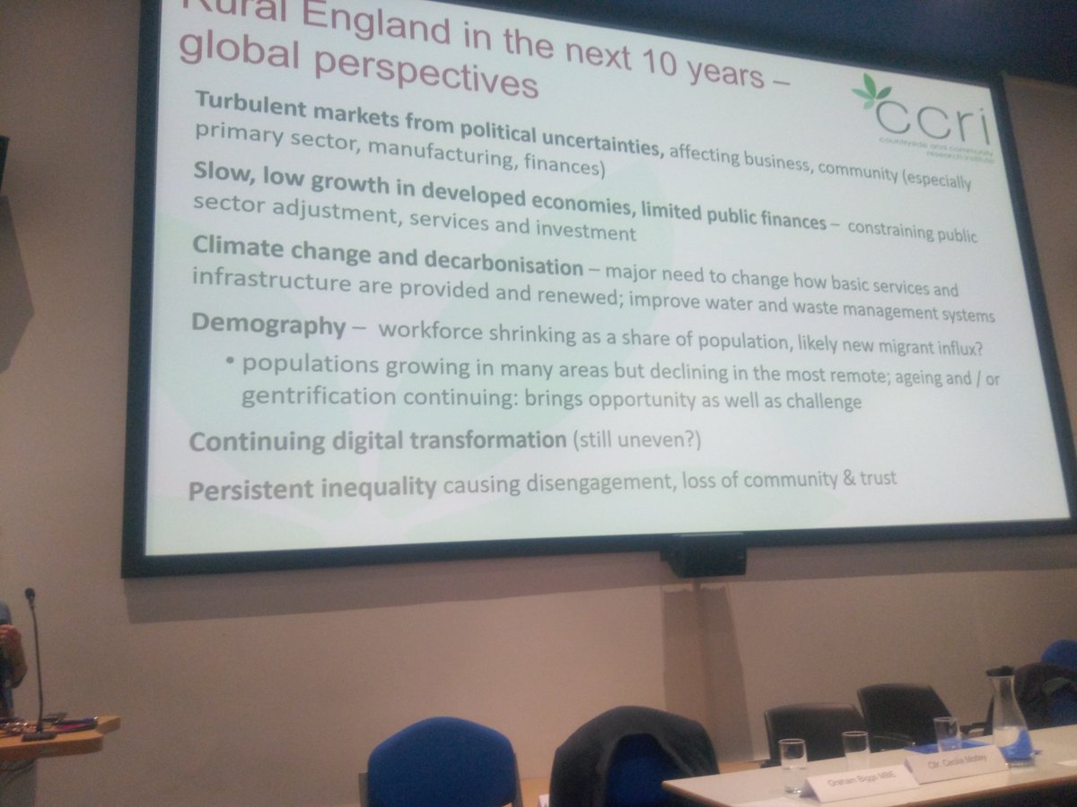 RoseRegen's tweet photo. @RSNonline Prof Janet Dwyer's predictions for rural communities. Fascinating! @CCRI_UK https://t.co/Jz4AjbCFcl
