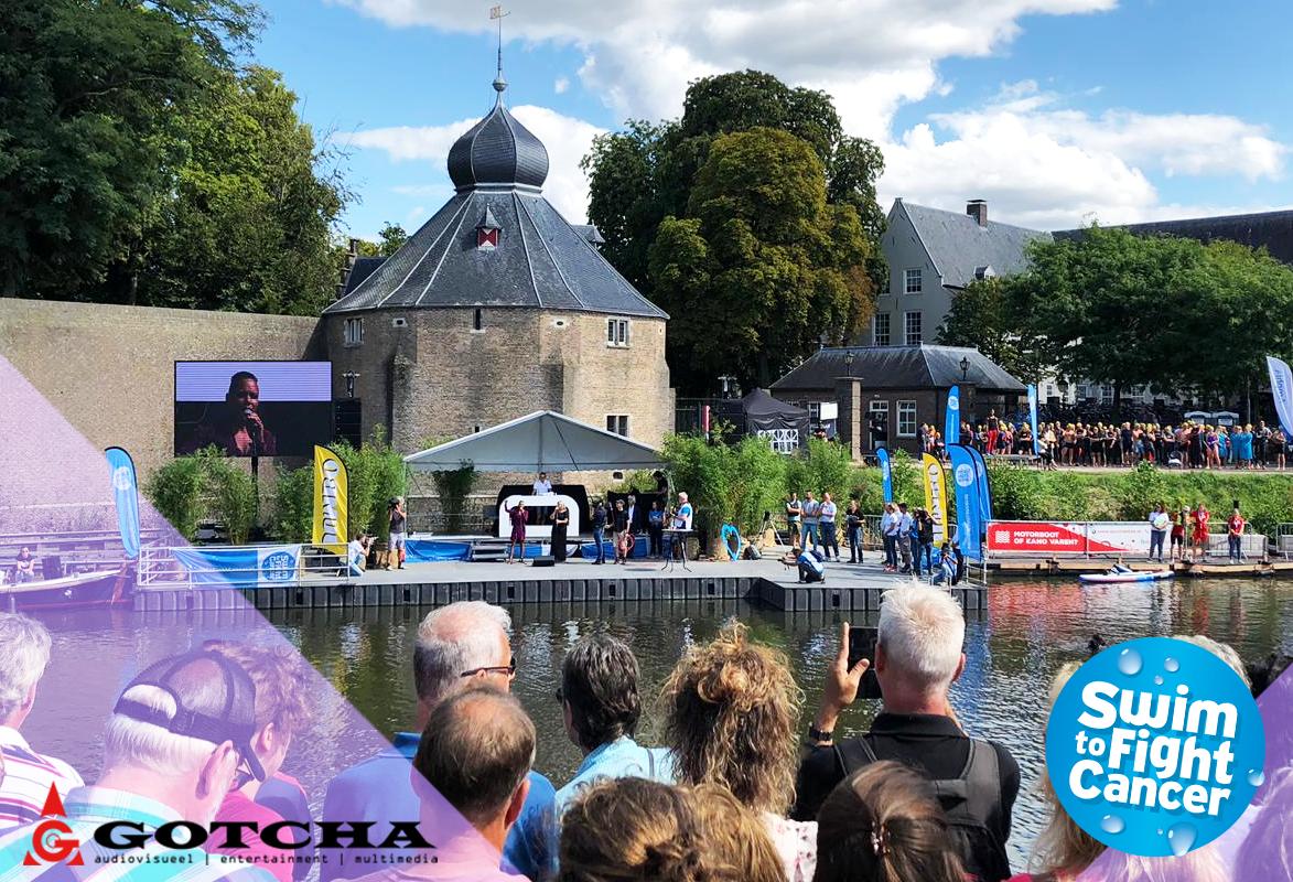 De eerste #SwimToFightCancer #Breda was een groot succes! Gotcha Group was trotse #sponsor én #leverancier van de complete #audiotechniek. Een #evenement waar we trots op zijn!