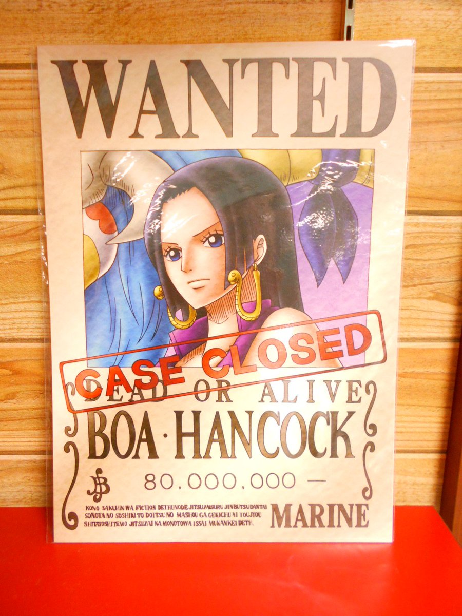 One Piece 麦わらストア名古屋店 再入荷 イベント限定 海軍発行公式手配書 ハンコック ロー 各600円 税 好評発売中 麦わらストア Onepiece One Piece 麦わらストア名古屋店 再入荷 イベント限定 海軍発行公式手配書 ハンコック ロー 各600円 税 好評発売中 麦わらストア Onepiece