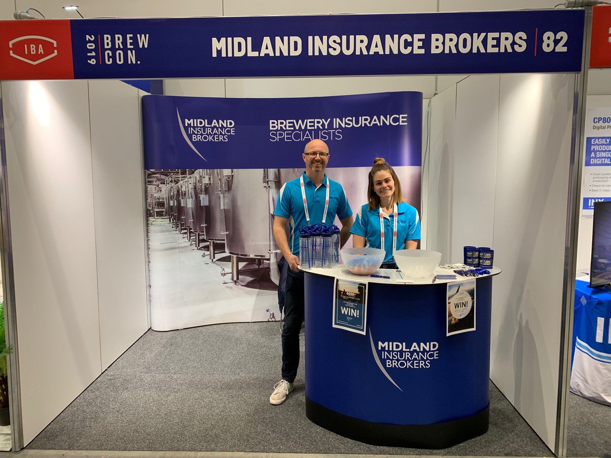 MidlandIB's tweet photo. Wish you were beer! Drop by booth 82 at #BrewCon19 to hear how Midland can help insure your precious brew....and a chance at winning a $500 #flightcentre gift card https://t.co/7t6OiQmLNU