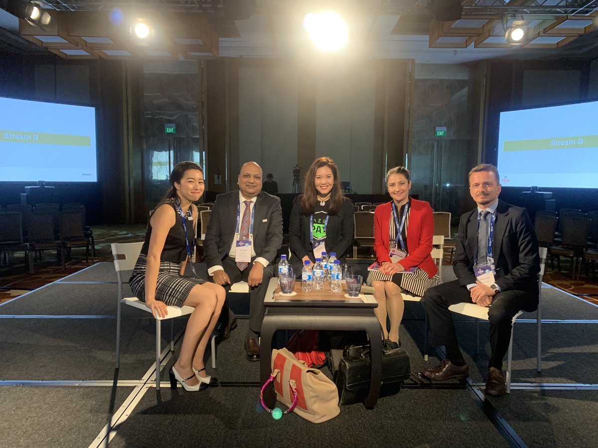 What a wonderful panel I had the pleasure to moderate this morning @GTRASIA on how can banks and technology firms cooperate in the world of fintech and transaction banking