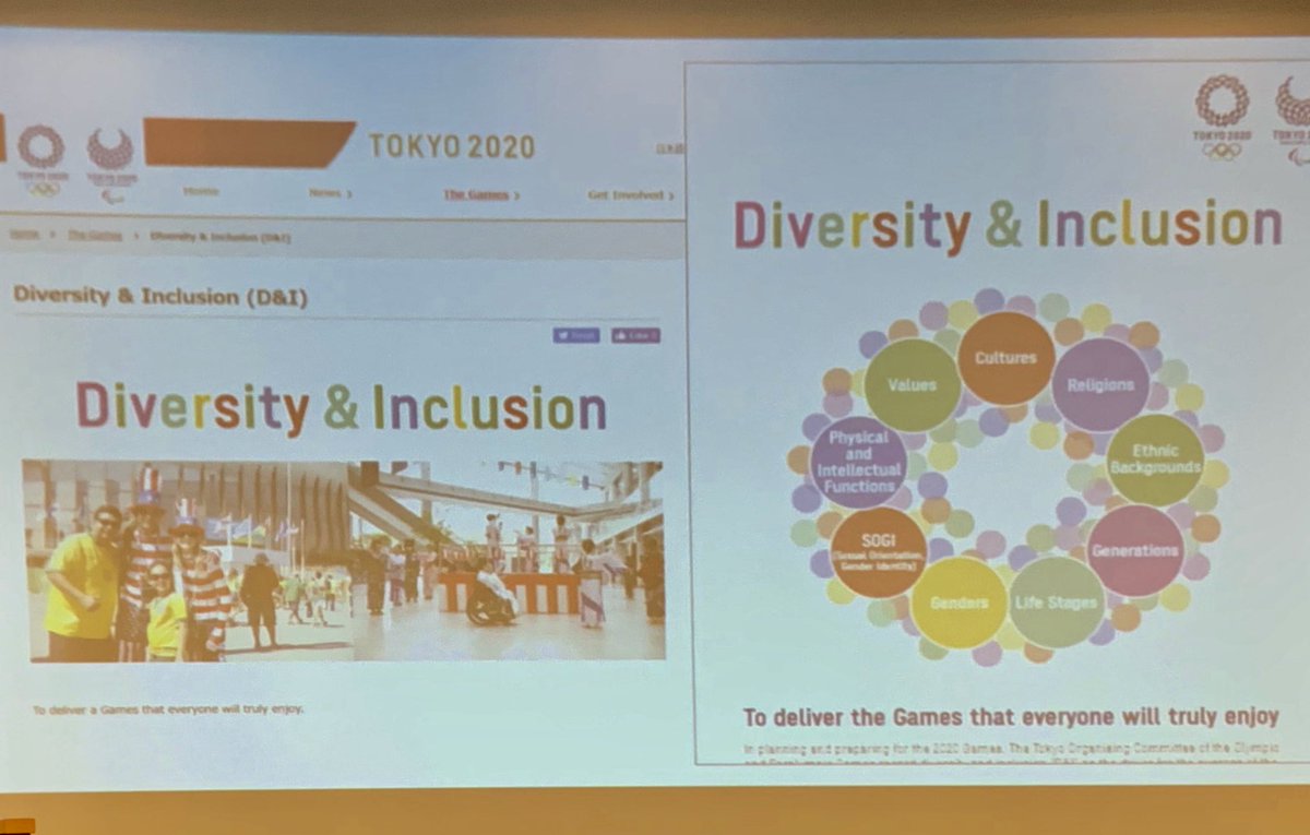 AngelitaTeo's tweet photo. Attending #CAMOC session at the #ICOMKyoto2019 Great to see that with the upcoming #Tokyo2020 the Japanese govt is embracing and promoting #diversity and #inclusion! Power to the games #Olympics https://t.co/HnUXIYXFxd