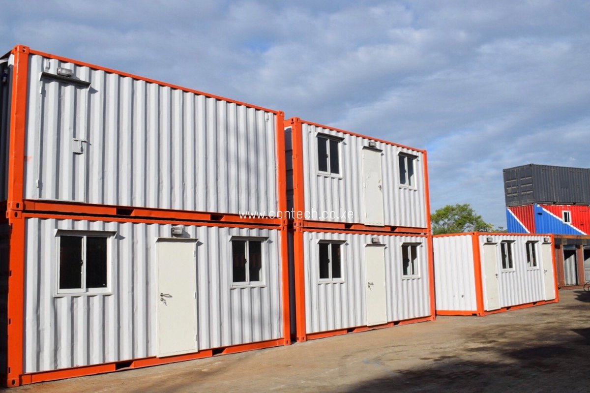 contechke's tweet photo. 5x20’ containerised solutions ready for site in just under 7 days. Among them 3x20’ site offices, 1x20’ storage unit and 1x20’ ablution unit.

#CONTECH #containerisedsolutions #sitesolutions #siteoffices #storage #ablution #rapiddevelopment #plugnplay #customersatisfaction https://t.co/qCpjvS41qV